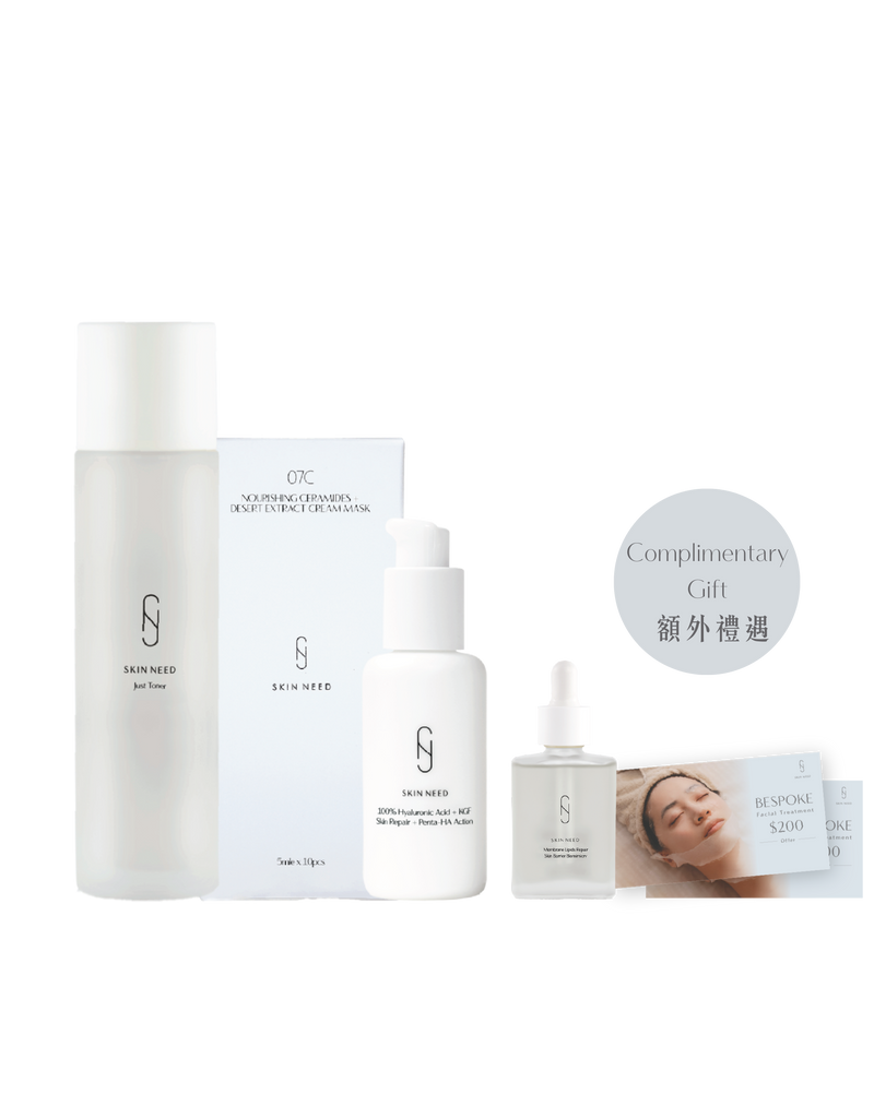 〖Annual Summer Sale〗Skin Need Ultimate Calming + Membrane Lipids Repair + Facial Voucher $200x2